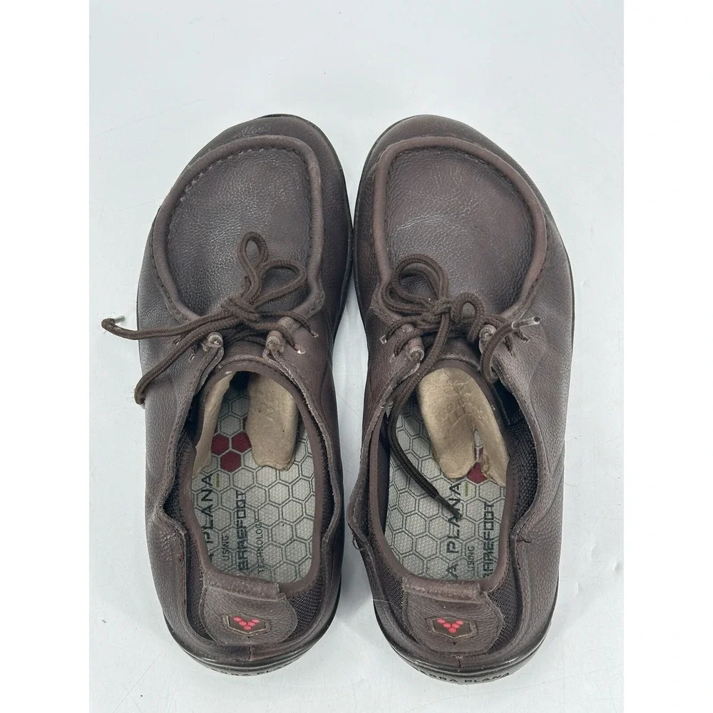 VIVIOBAREFOOT‎ TECHNOLOGY TERRA PLANA LEATHER SHOES MEN'S SIZE EU 47 US 13 BROWN